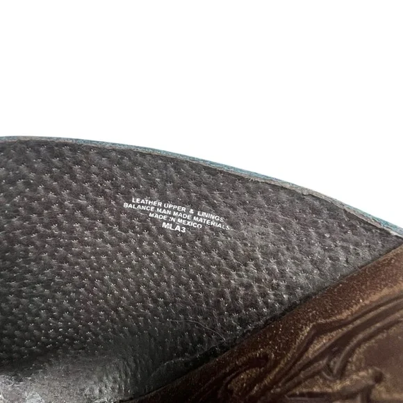 Born Hanita leather Rey‎ bohemian wedge sandals SZ 9 - Picture 5 of 6